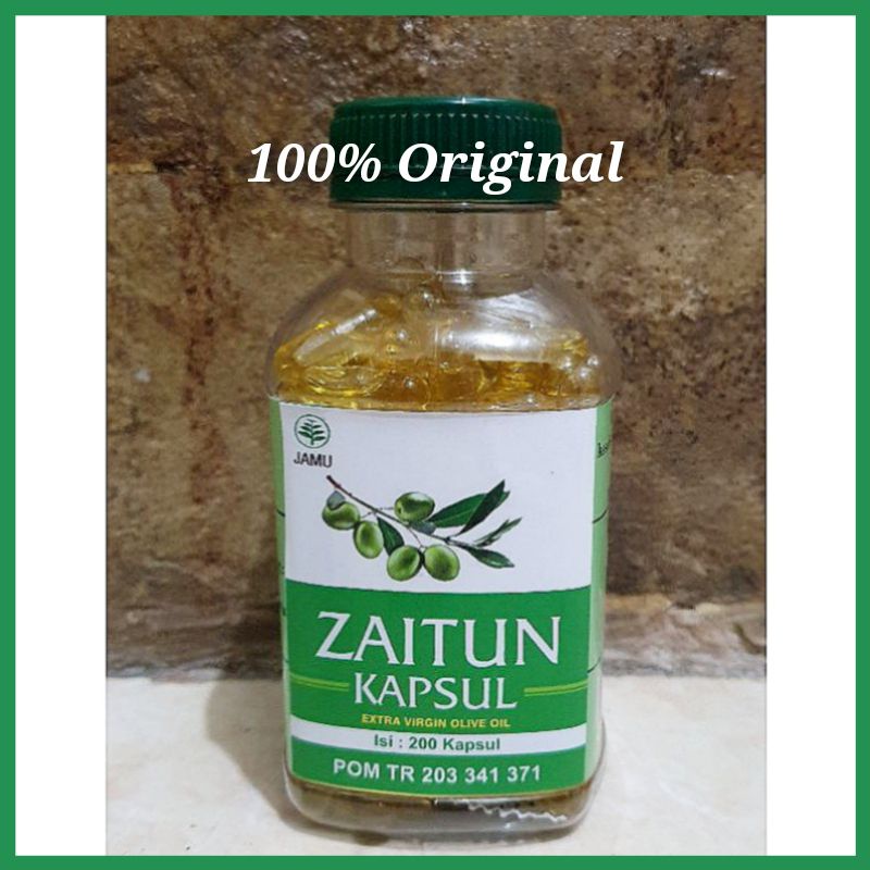 Kapsul Minyak Zaitun Murni / Kapsul Zaitun Murni Extra Virgin Olive Oil / Kapsul Minyak Zaitun Asli