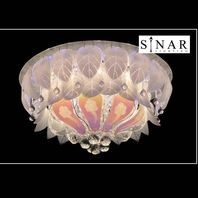 Lampu plafon kristal remote 8999/60