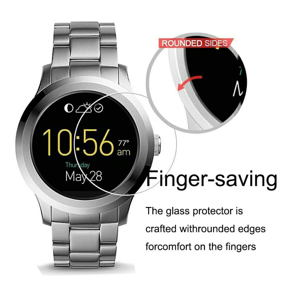 SPECIAL Tempered Glass For Smartwatch Fossil Q Founder & Fossil Q Wander PALING MURAH