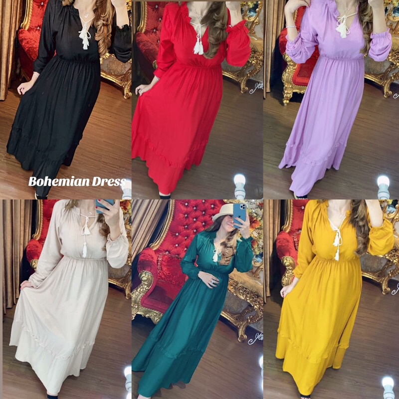 DRESS BOHEMIAN /BOHEMIAN DRESS PANJANG