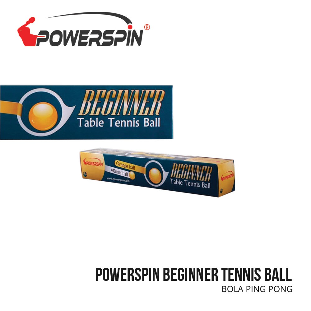 ECER Bola Pingpong Tenis Meja Powerspin Beginner 40mm