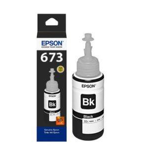 Tinta Epson 673 B Black/ Epson T673 Hitam ORIGINAL For L800 L805 L850 L1800