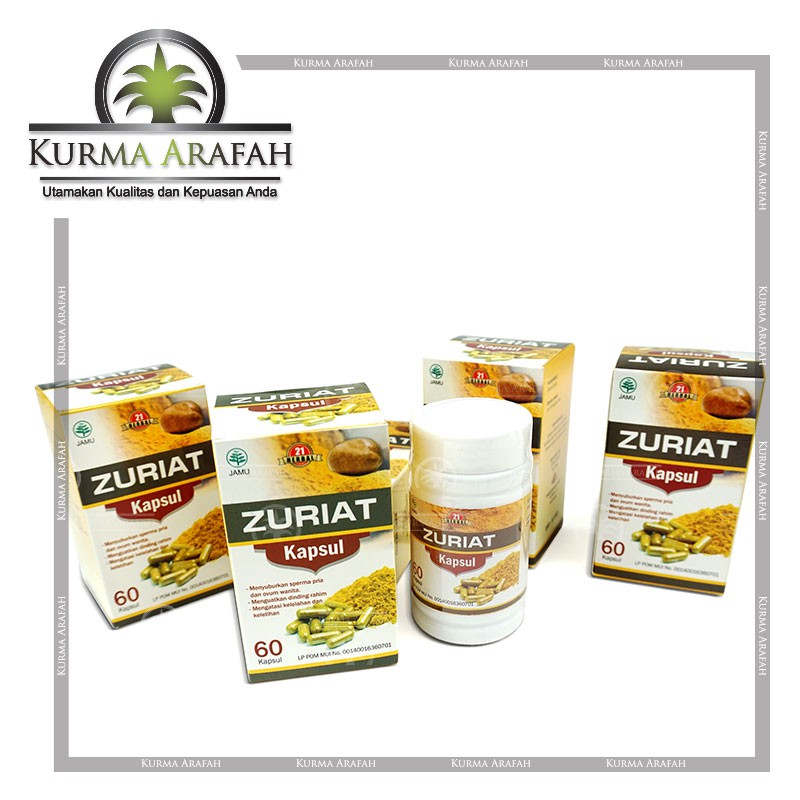 Zuriat Kapsul 21 Original 60 Biji PROMIL Arab