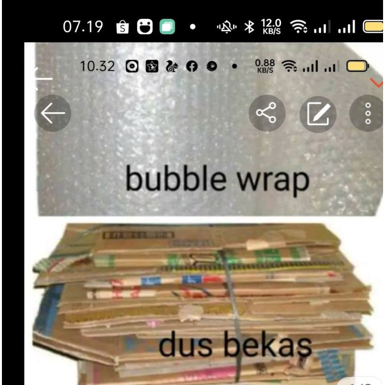 PENGAMAN BUBLE WREB /KARDUS