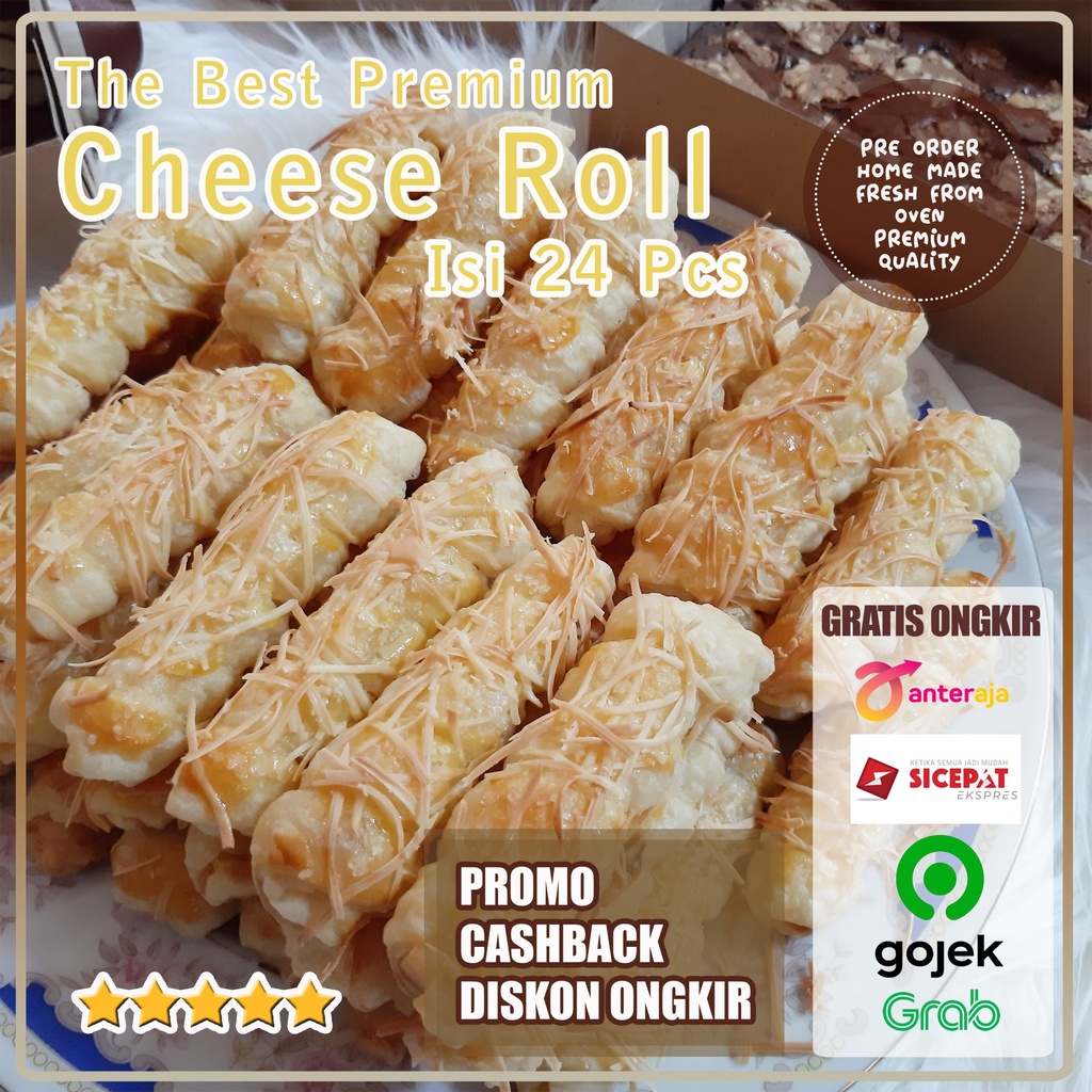 Cheese Roll / Cheese stick / Cheese Roll Keju / Cheese Roll enak / Cemilan enak isi 20 Pcs