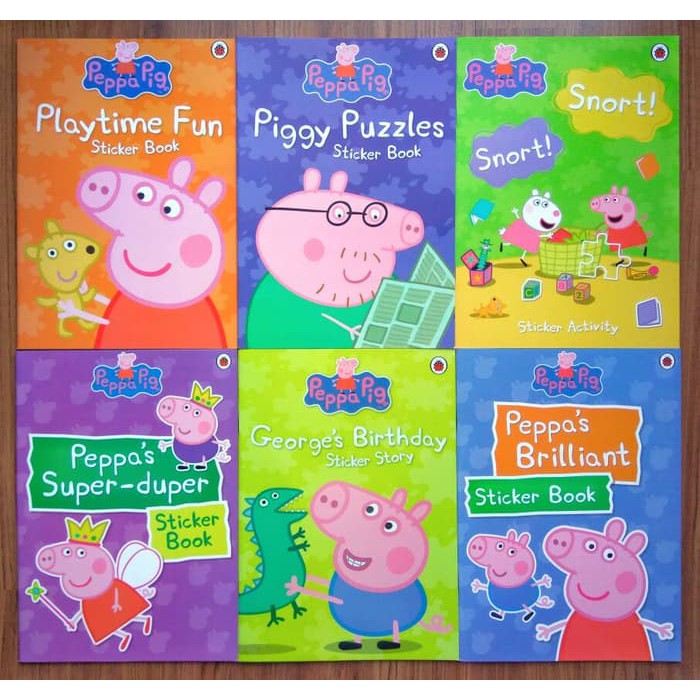 

BK032 Peppa Pig Stiker Book / Buku stiker anak / Stiker Peppa pig BKIL_436