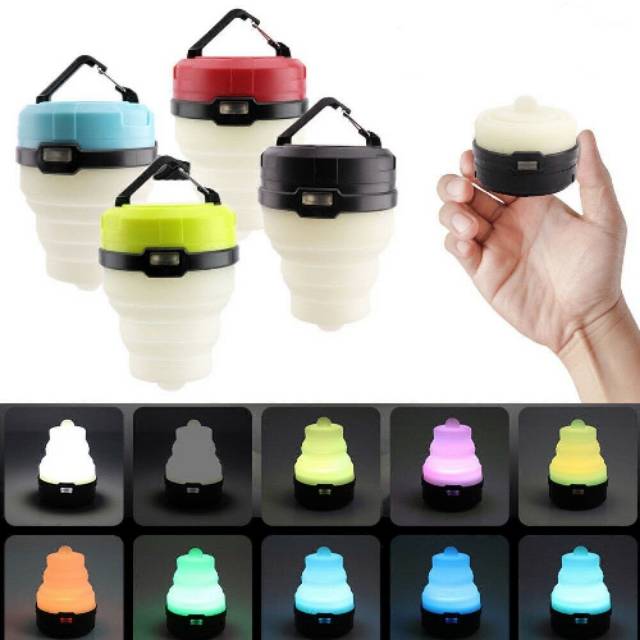 Lampu Camping 4 Mode - Camping Light YD 15 - Lentera Lampu Tenda Samagaha