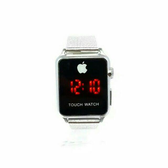 JAM TANGAN WANITA LED!! Jam tangan DIGITAL MURAH-Putih