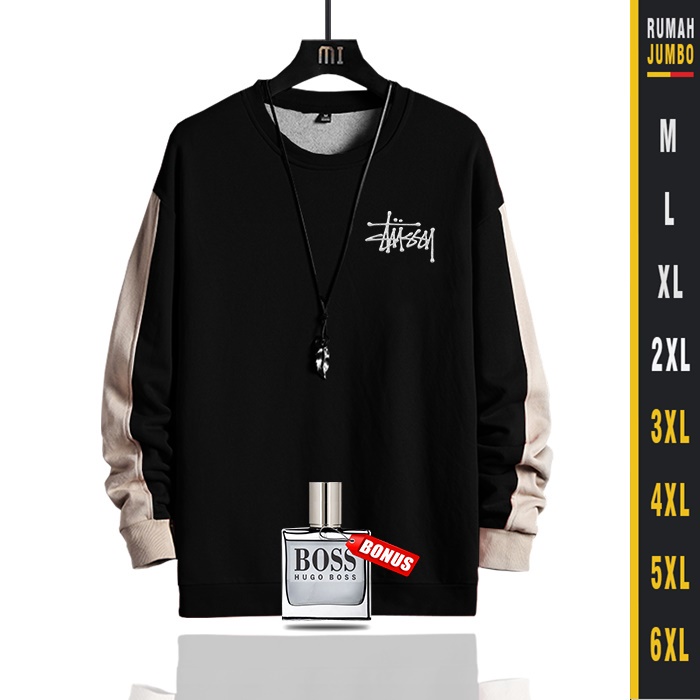 Sweater Oversize Pria Sweter pria Jaket Switer Pria Big Size STUSI1