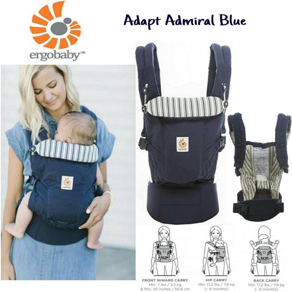 Ergobaby Carrier Adapt - Admiral Blue