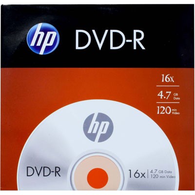 HP DVDR in paper Envelope (1 keping) Kaset Kosong DVD R DVD-R