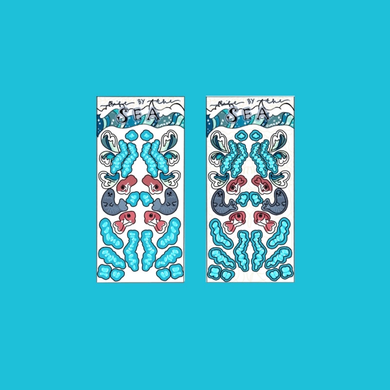 

life by the sea toploader / topco sticker by comagonan