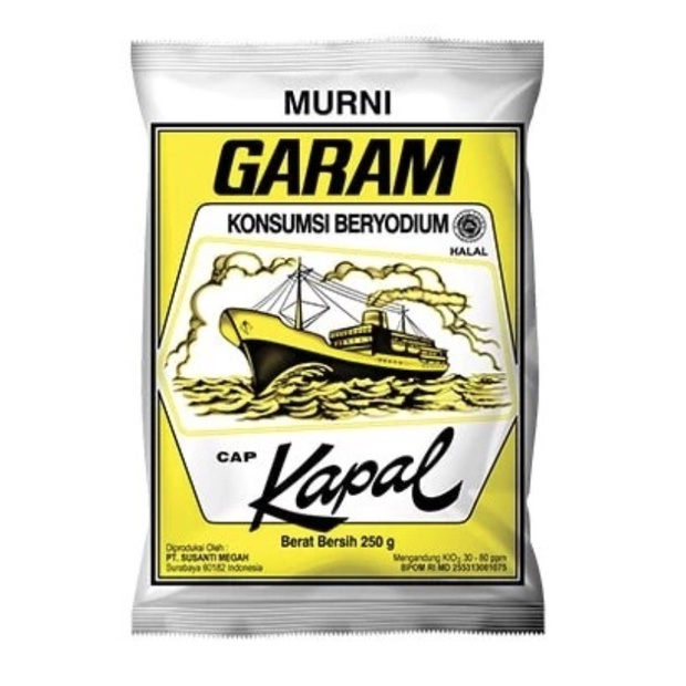 

Garam Cap Kapal Berat Isi 250 gram