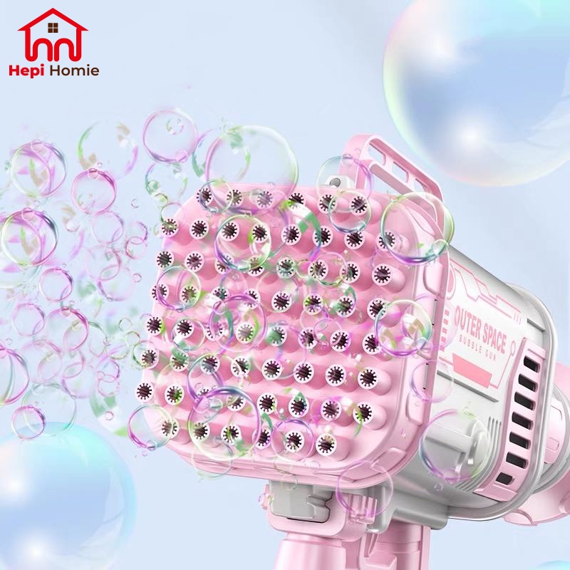 [HH] GATLING BUBBLE GUN MACHINE JUMBO 60 HOLES / MAINAN TEMBAK SENJATA ANAK KIDS MESIN GELEMBUNG PISTOL ELEKTRIK AUTOMATIC BESAR 60 LUBANG