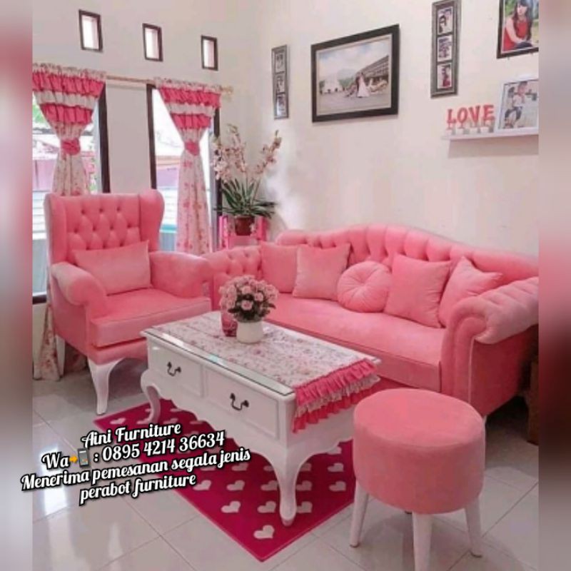 kursi tamu sofa shabby