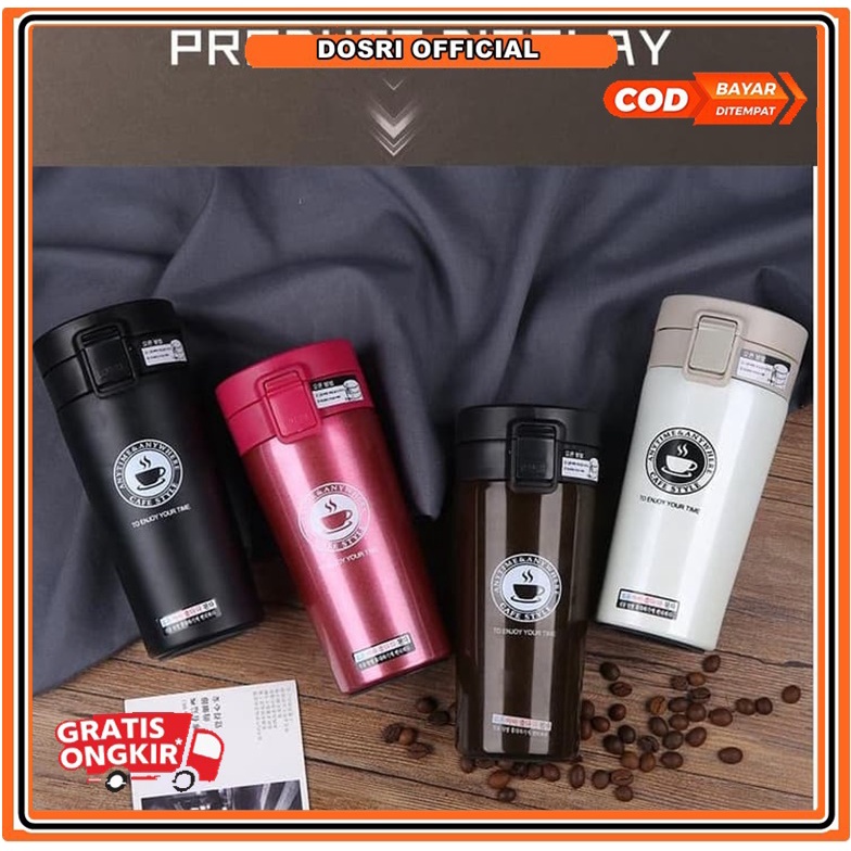 [BISA COD] Termos Kecil Mini Kopi Stainless Thermos Ukuran 400ML