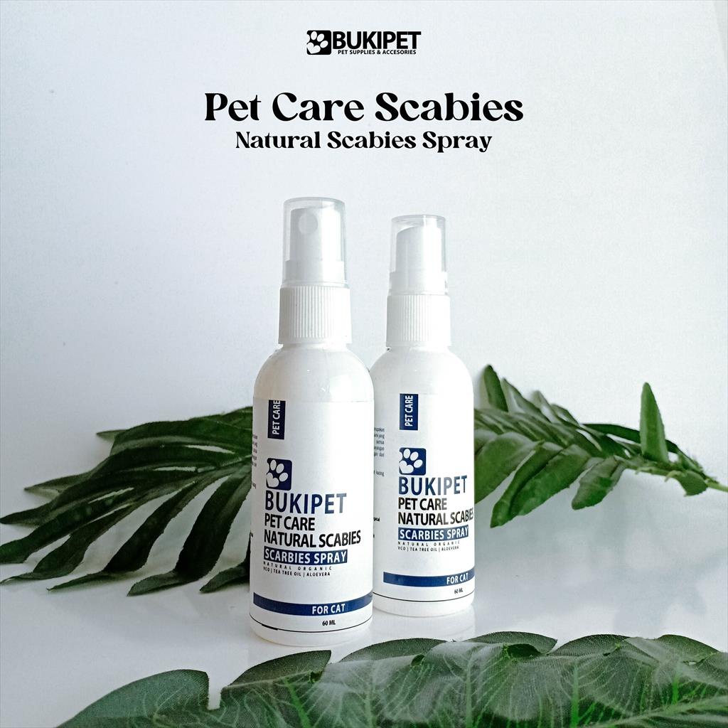 Obat Scabies Kucing Spray  Ampuh - BUKIPET NATURAL SCABIES