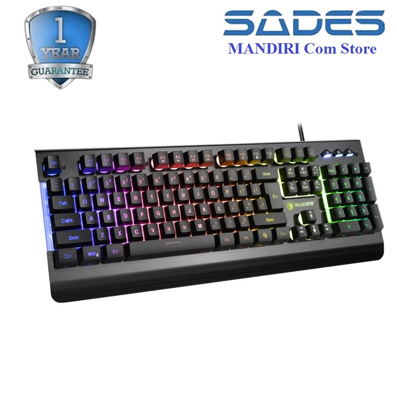 Keyboard Gaming RGB Fullsize Sades Neo Whistle