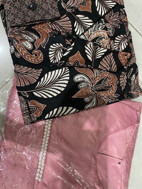 Batik Couple Kebaya Set Anjani Series Tunangan Lamaran Wisuda Kondangan Kekinian 2021