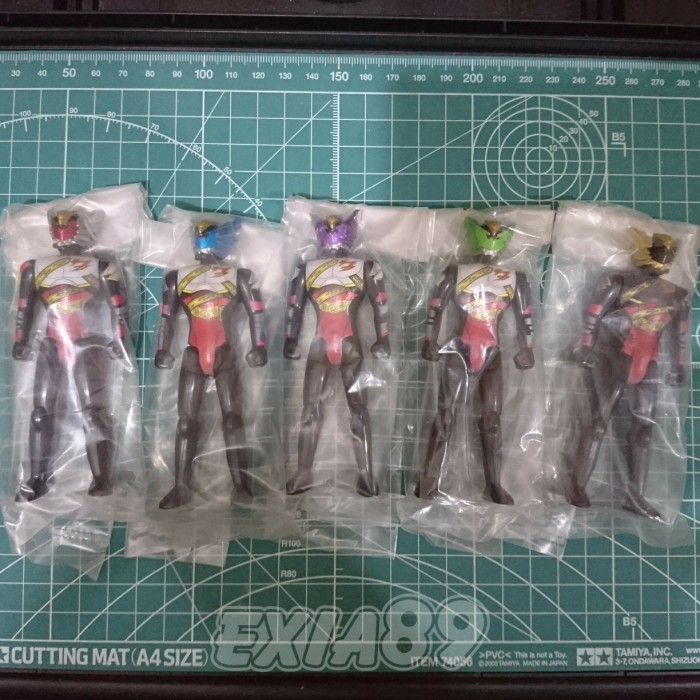 SATRIA HEROES BIMA X ACTION POSE - BIMA X FORM COMPLETE SET 5 BANDAI