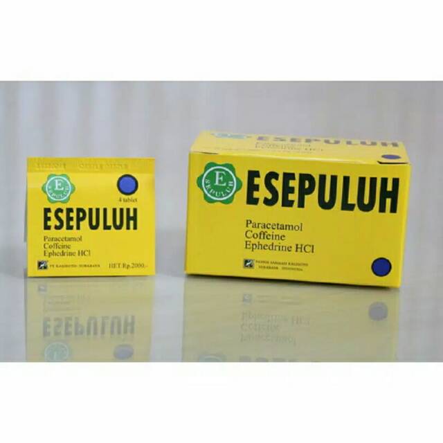 Esepuluh 1 BOX isi 25 Strip