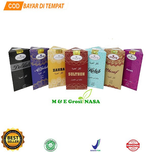 PARFUM NASA 6ML NON ALKOHOL (MPHAB,MPSUL,MPZAH,MPFAL,MPYUS,MPAMI,MPDELI)