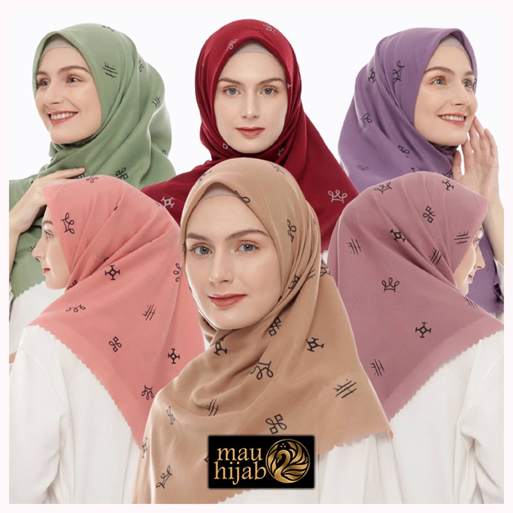 KERUDUNG SEGI EMPAT MOTIF TERBARU 2022
