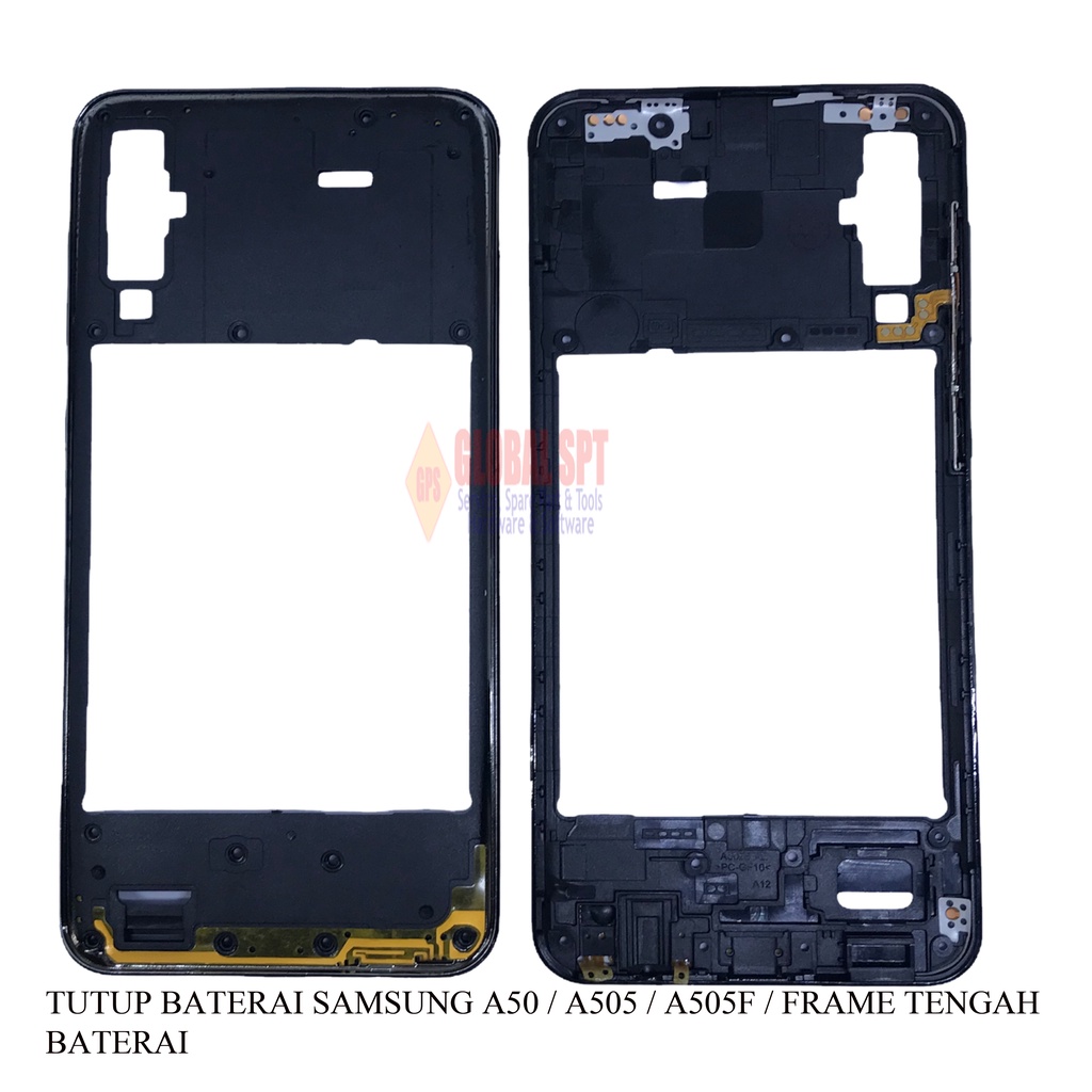 TUTUP BATERAI SAMSUNG A50 / A505 / A505F / FRAME TENGAH BATERAI