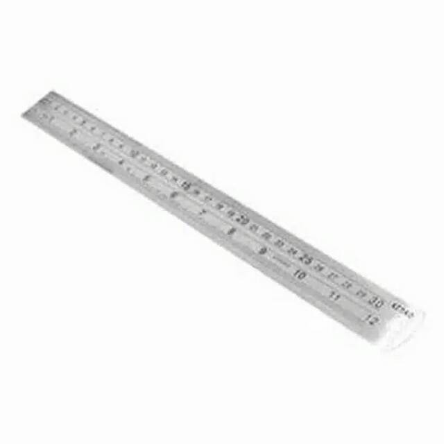

Penggaris 30cm Plat Besi Stenless Steel