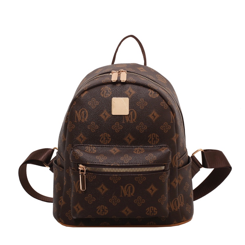 BJ43327 - BROWN/COFFEE - TAS RANSEL WANITA FASHION IMPORT MODIS ELEGAN TERMURAH TERLARIS TERBARU BAGSTORE JAKARTA TAS BATAM BQ3327