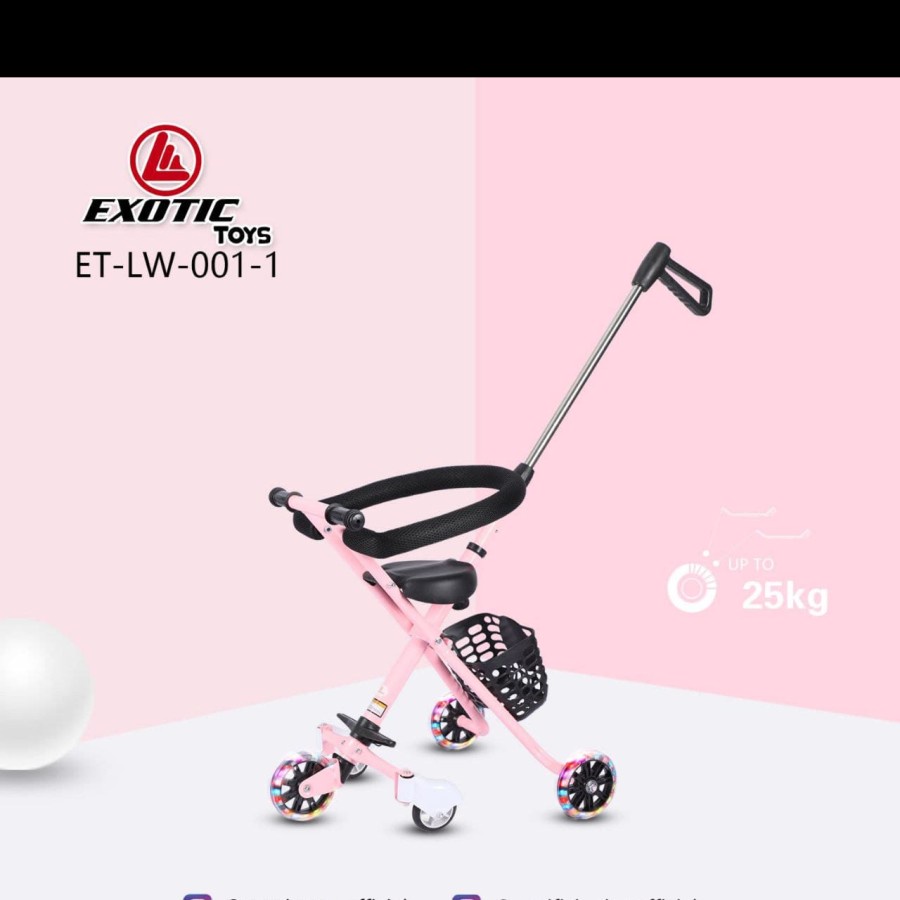 Stroller Exotic ET-LW001 Roda 5 Kursi dorongan Anak