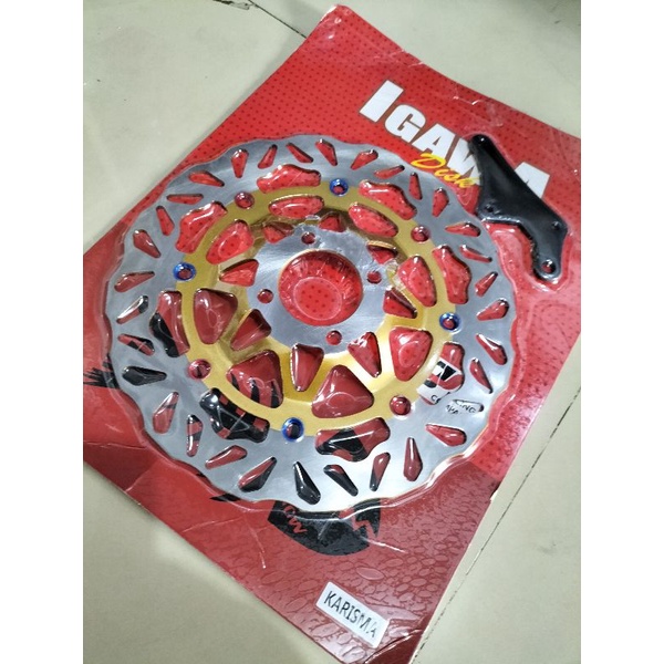 Piringan cakram lebar 300mm motor kharisma Supra x 125 Supra new CS1 disc cakram depan ukuran 300mm 