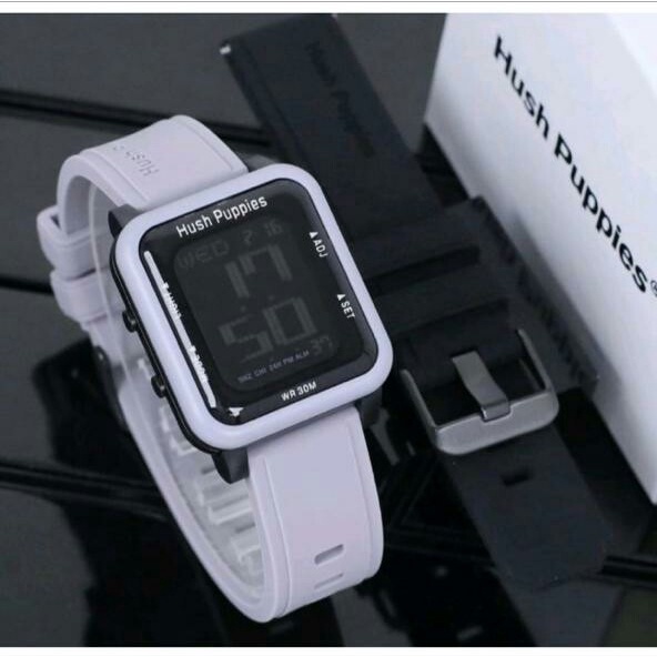 { KWS }  COD✅ JAM TANGAN DIGITAL PRIA/WANITA STRAP RUBBER SET MODEL SEGI HP-18538