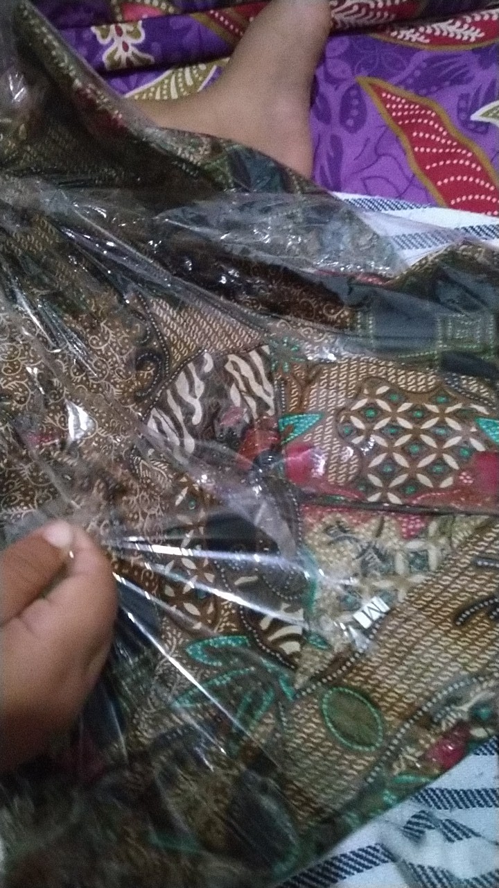 Bswart Batik Hrb026 Kenongo Hem Pendek Padi Pekalongan M L Xl Batik Pria Murah Modern Grosir