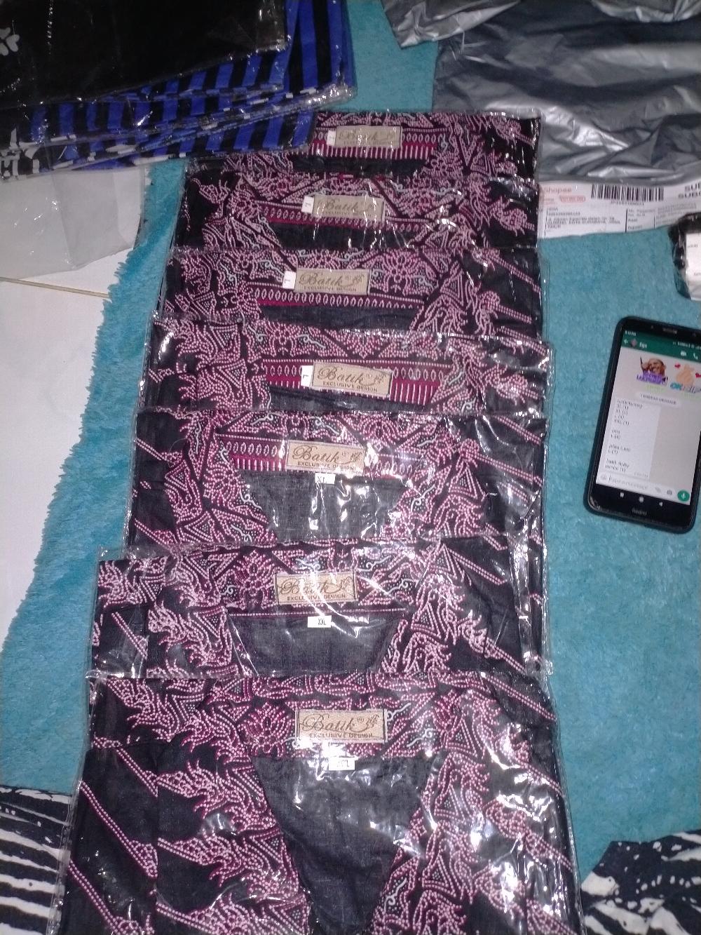 Tunik Batik Zipper Depan