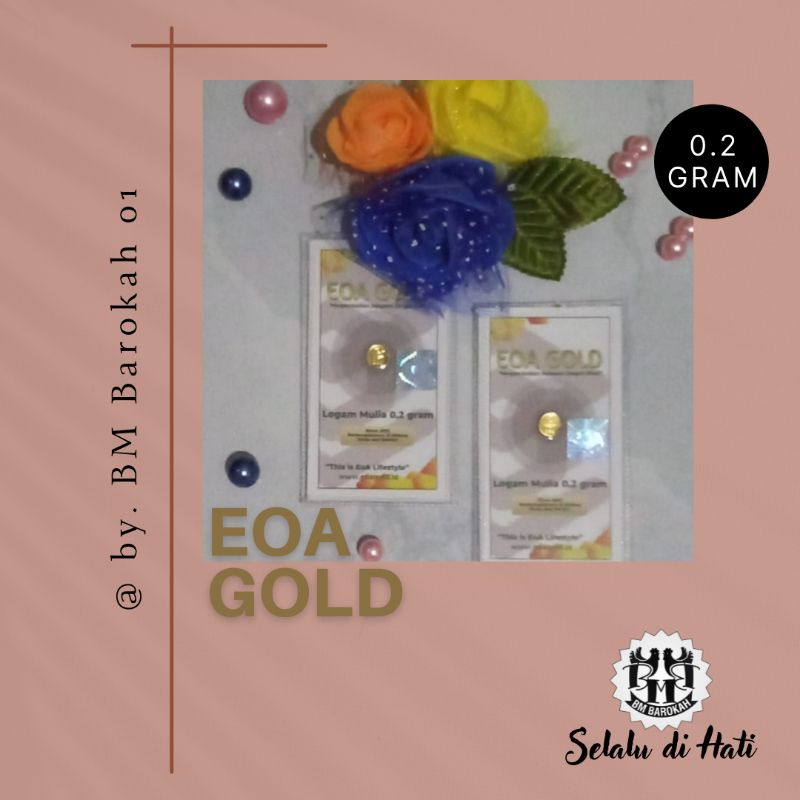 Logam Mulia EOA Gold 0.2 gram