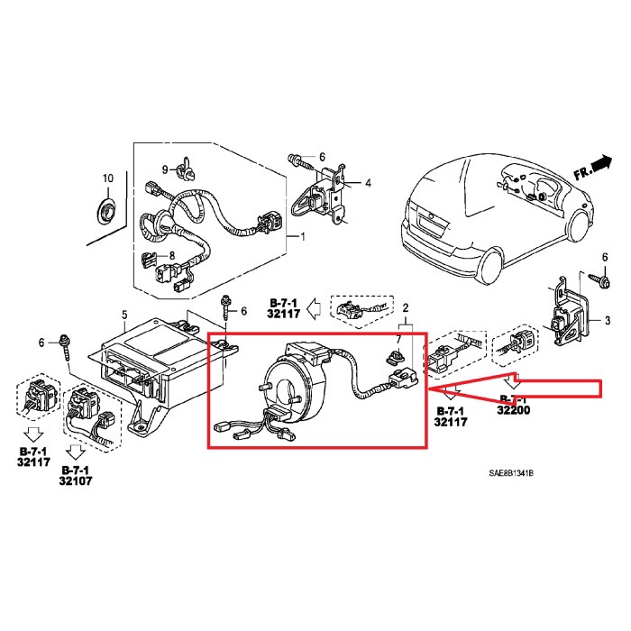Kabel Spiral Stir Jazz 2004 2005 2006 2007 City 2003-2008 {Property Honda Center Jakarta}