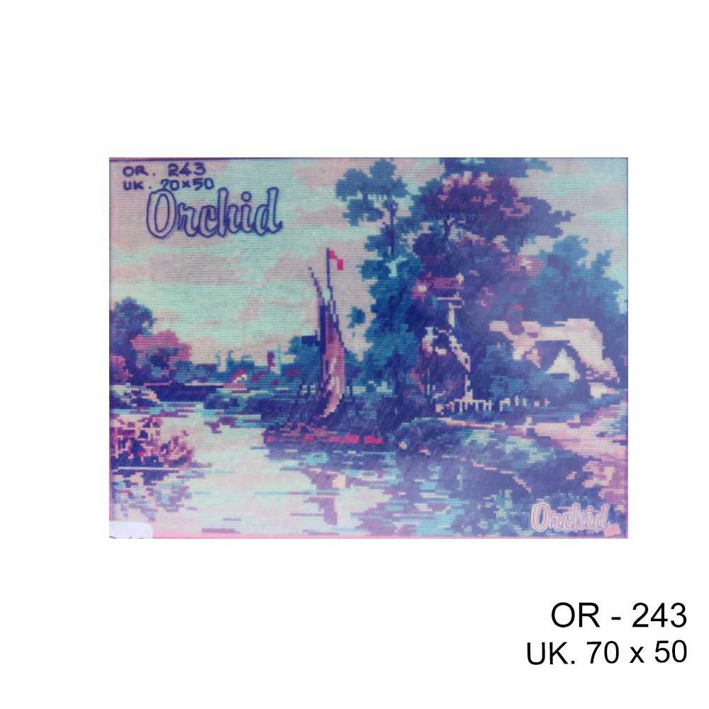 Kruistik Orchid - 243