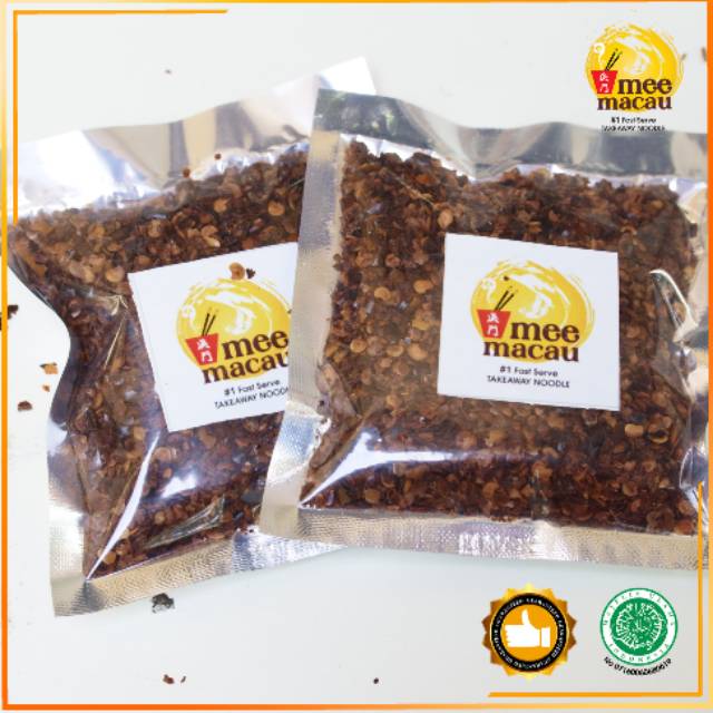Cabai Rawit Merah Kasar Bubuk Sachet | Cayenne Pepper Flakes Cabe Organik Rempah Giling Bumbu Dapur