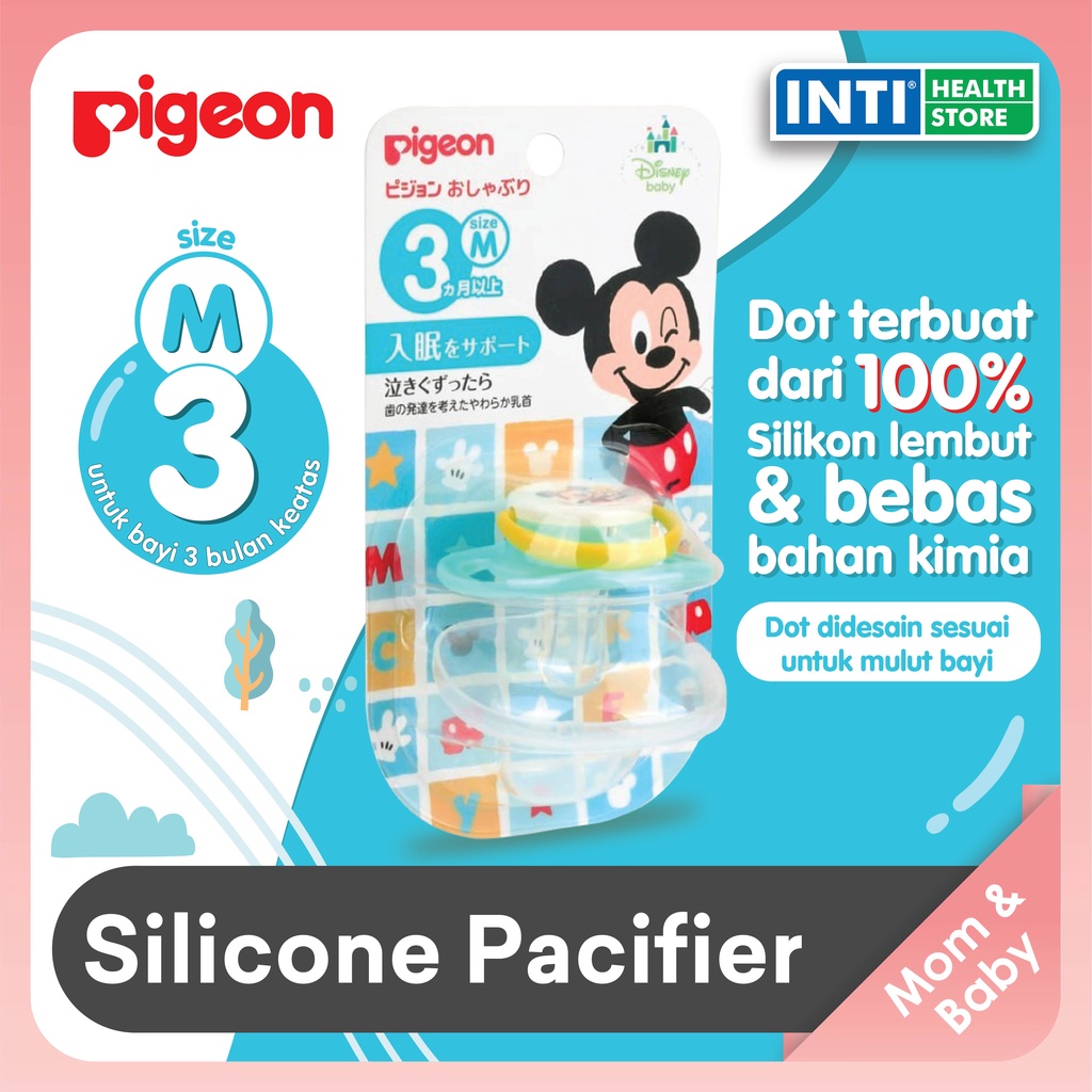 Pigeon | Silicone Pacifier Mickey Size M 3+ | Dot Bayi