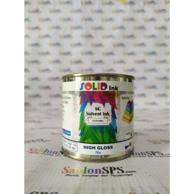 TINTA SABLON GELAS BESI /METAL 200GR VARNISH BASIS MINYAK SOLENT