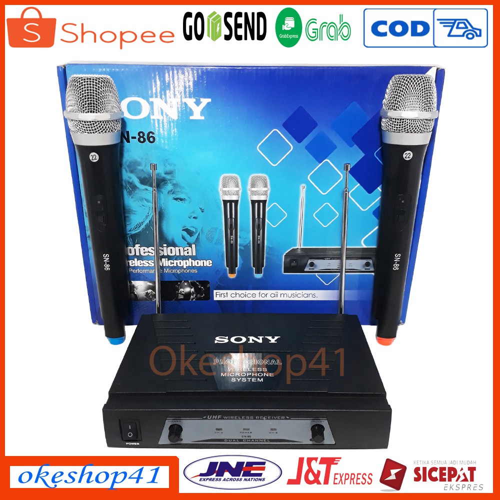 SONY Microphone / Mic Double Wireless Sony SN-86