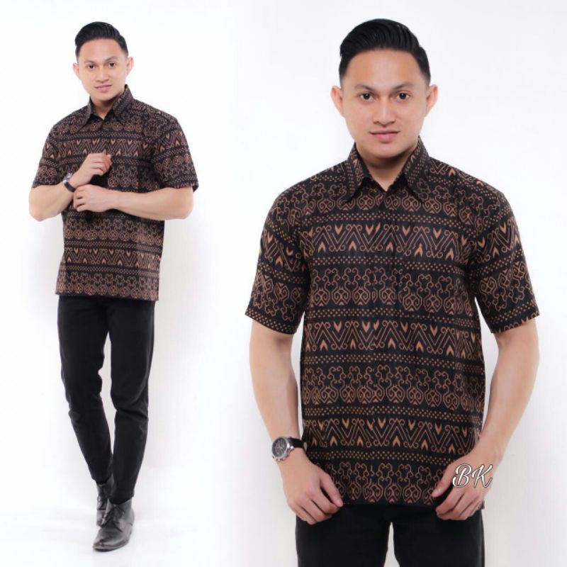 Batik pria terbaru SIZE M L XL XXL XXXL 4XL 5XL 6XL 7XL 8XL 9XL 10XL BSWART Batik seragam batik elegan