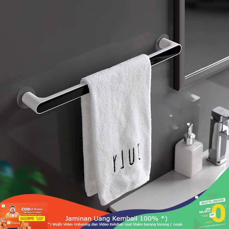 (BISA COD) RVOSTR ECOCO Rak Gantungan Handuk Kamar Mandi Towel Holder Hook - E1911