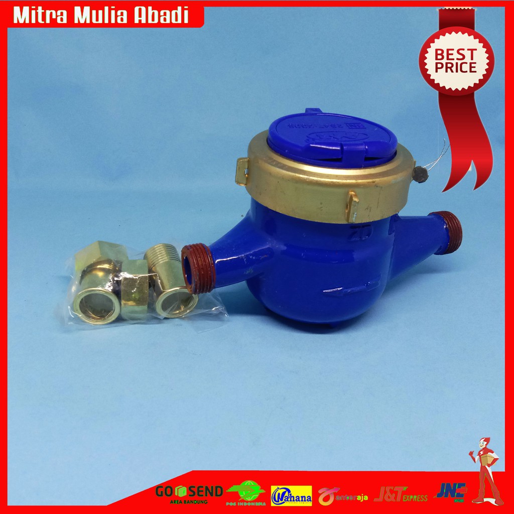 Meteran Air Miami Water Meter 1/2&quot; Body Besi