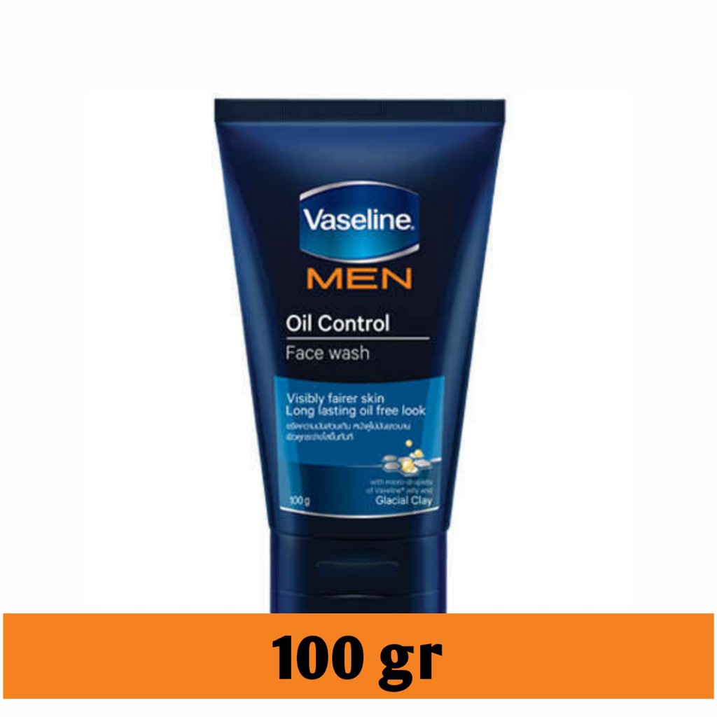 Vaseline Men Oil Control Face Wash Sabun Wajah Pria