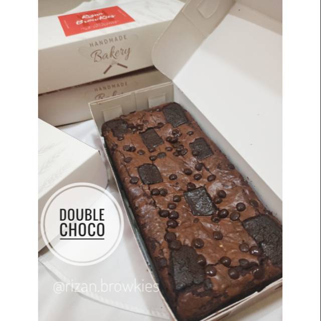 

Brownies Panggang Double Choco