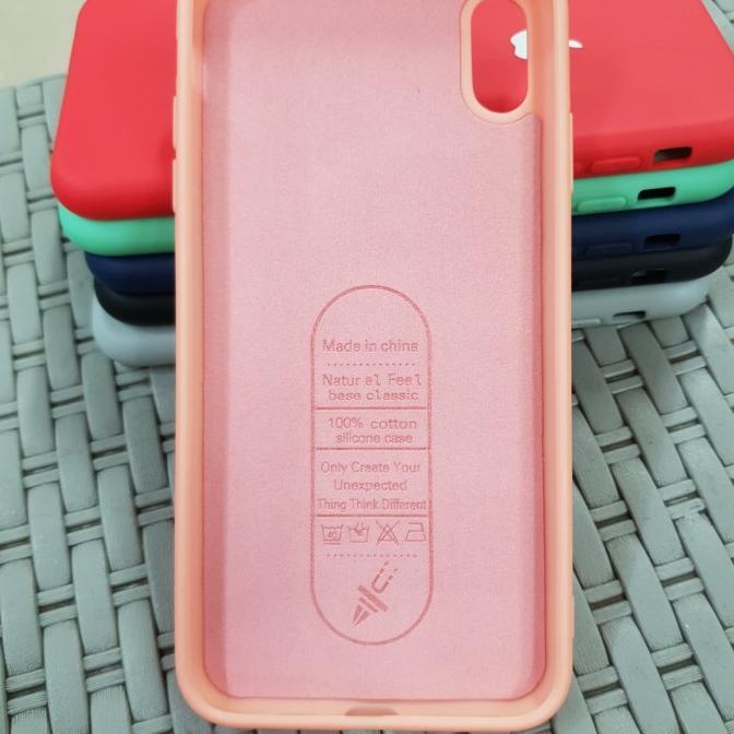cod casing iphone xs iphone x liquid silicone soft tpu cover case