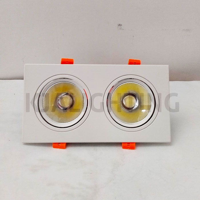 KAMISU DOWNLIGHT TANAM LED 2 X 12 WATT WHITE CK-9024S