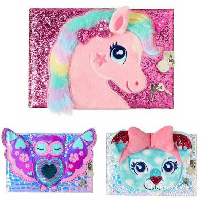 

ILARISl SMIGGLE TACTILE A5 LOCKABLE NOTEBOOK - DIARY SMIGGLE - Unicorn ICQl